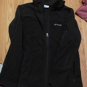 Black Columbia zip up jacket